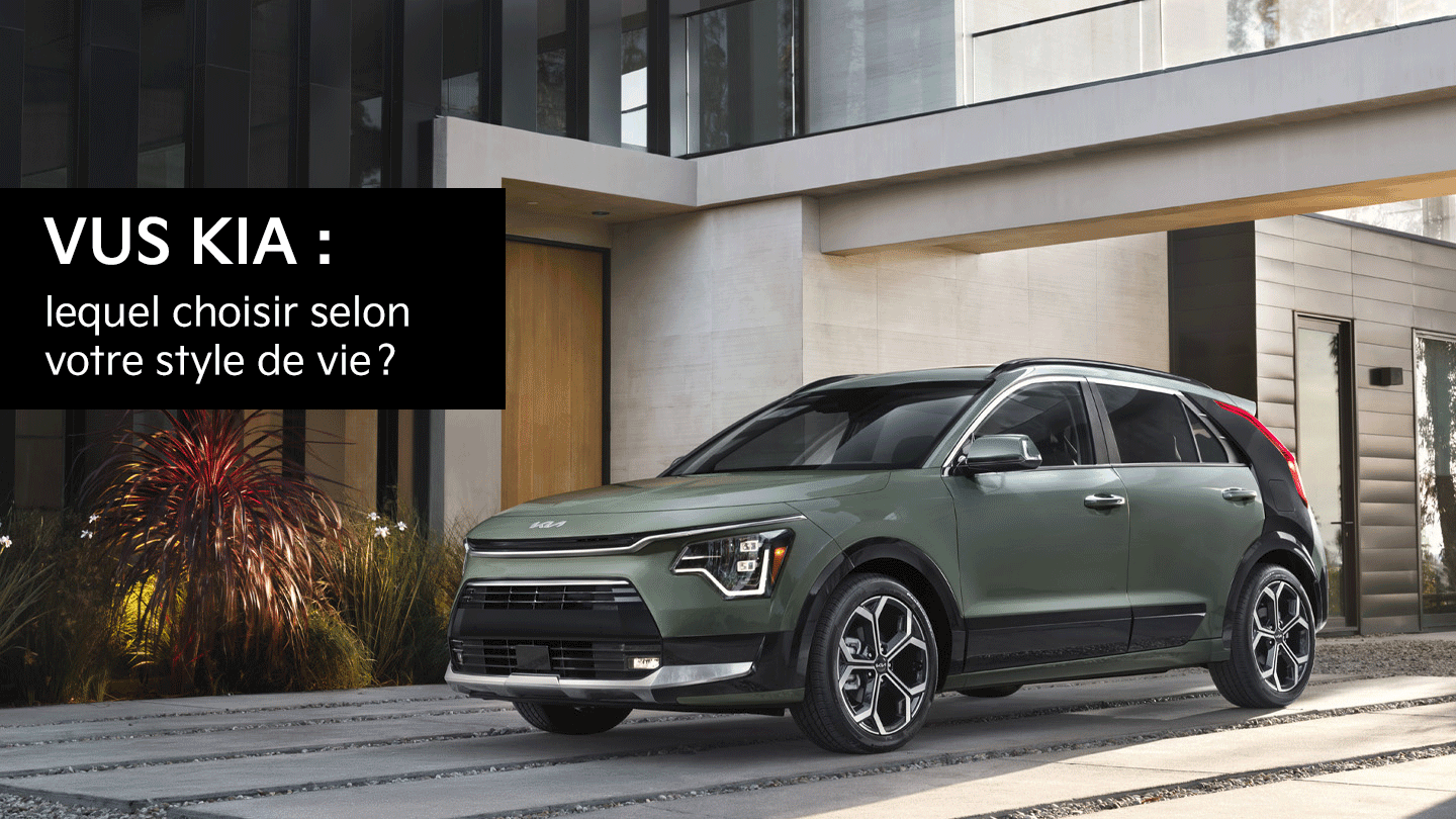 VUS Kia : lequel choisir selon votre style de vie ?