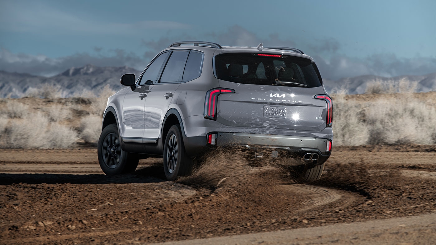 Puissance du Kia Telluride 2024 en action.