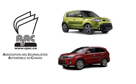 Le Kia Soul et le Kia Sorento parmi les 12 meilleures voitures de l’AJAC